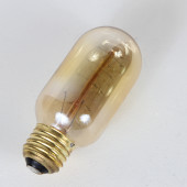 Винтажная лампочка накаливания, трубка 10 см